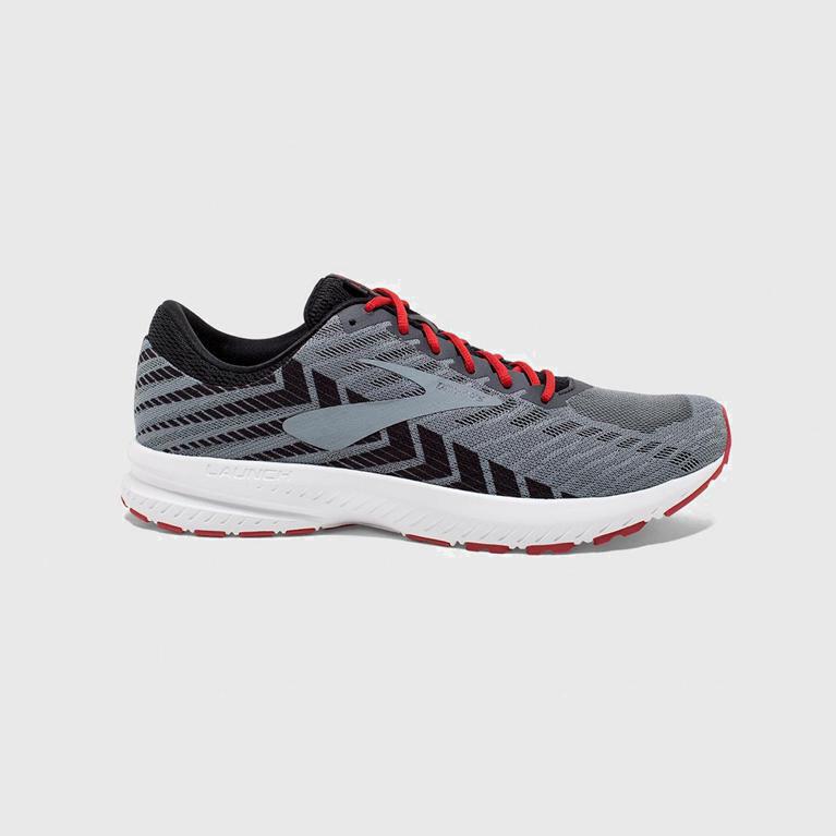 Tenis Brooks Launch 6 - Zapatillas Para Correr En Asfalto Hombre - Gris (ZHOK-58742)